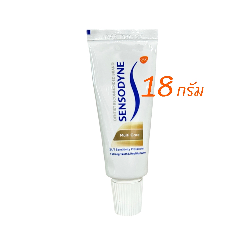 [Free gift] Sensodyne toothpaste 18g ยาสีฟัน เซ็นโซดายน์ มัลติแคร์ 18 กรัม