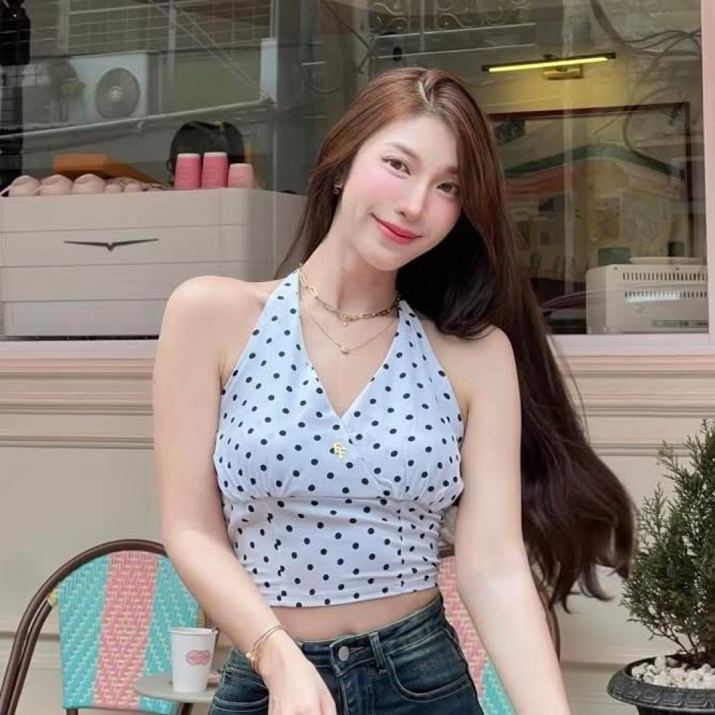 feel-free(black) polkadot มือ✌🏼