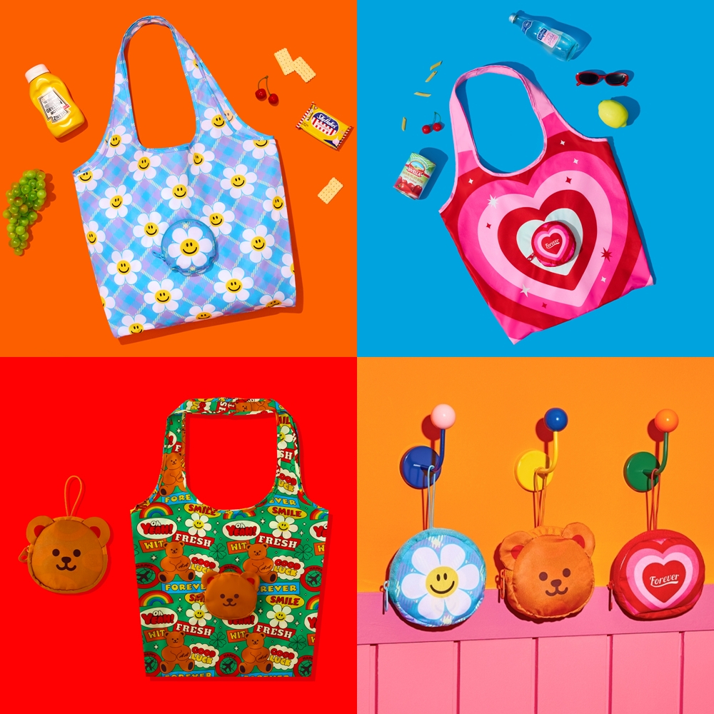 ( พร้อมส่ง ) Wiggle Wiggle Pocketable Bag กระเป๋าพับเก็บได้