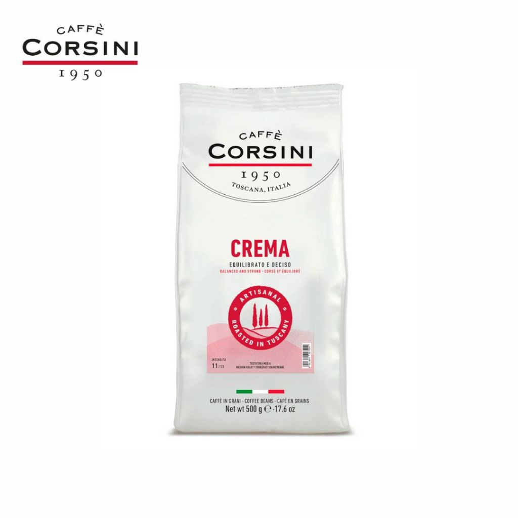 Crema | Arabica and Robusta blend | Bean coffee 500g | Corsino Corsini