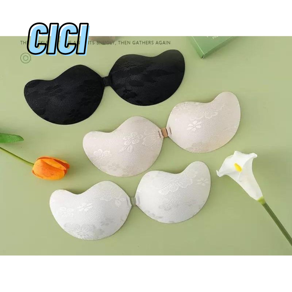 ส่งทันที Cici(NO. C8003)บราปีกนกลายลูกไม้/เรียบ แบบมีสาย กันน้ำ กันเหงื่อ กาวเหนียวแน่น(ใช้ซ้ำได้) Clothing ผู้หญิง