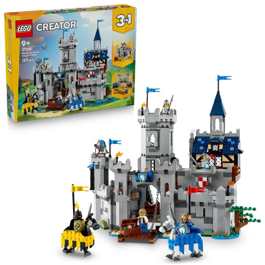 เลโก้ LEGO Creator 31168 Medieval Horse Knight Castle ของแท้ 100% มือหนึ่งกล่องสวยพร้อมส่ง