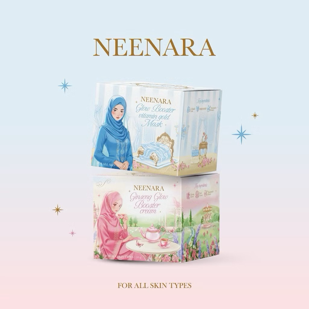 พร้อมส่ง🩵💗ครีมโสมซินน่า | มาร์กมารีน นีนาร่า NEENARA GINSENG GLOW BOOSTER CREAM บรรจุ10กรัม