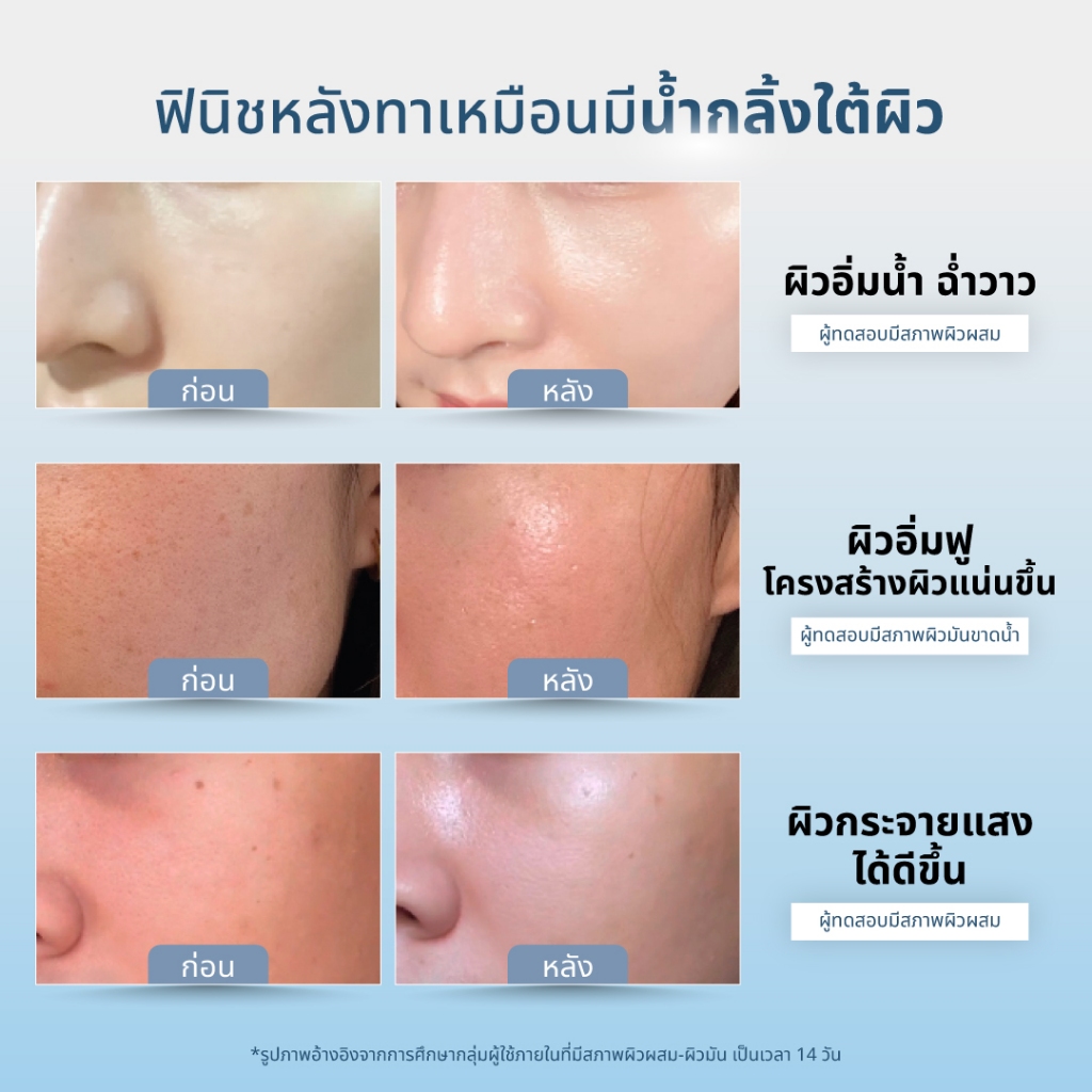 Mumul HYA Water Cream Moisturizer 50ml มอยเจอร์ไรเซอร์ เติมน้ำให้ผิว ชุ่มชื้น ปรับผิวให้เงาเล่นแสง รูปที่ 3