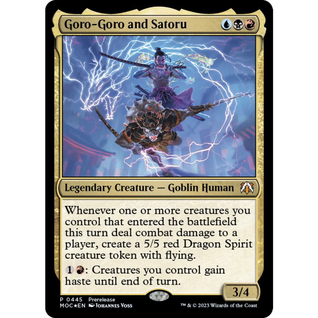 Promotional: Goro-Goro and Satoru (0445 - Prerelease Non-Foil)