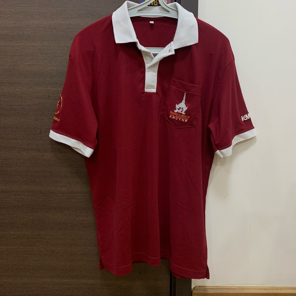 เสื้อโปโลพระนครเหนือ KMUTNB  ไซส์ XL อก 46 นิ้ว