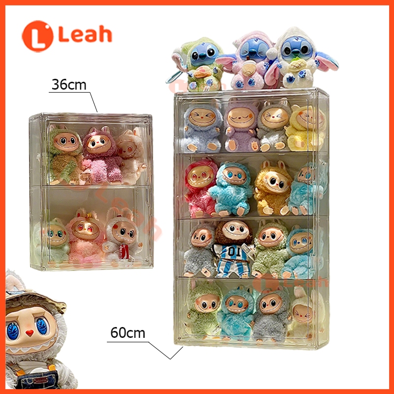 Labubu ชั้นโชว์โมเดล กล่องใส่ ตู้โมเดล กล่องอะคริลิคใส ใสเก็บ แบบแขวนผนัง กันฝุ่นกันความชื้น