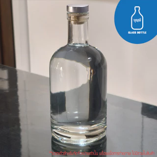 Premium Crystal Liquor Bottle ขวดแก้ว ขวดเหล้า ขวดใส ขวดสุราพรีเมี่ยม ขนาด 750ml (BS-0750-009)