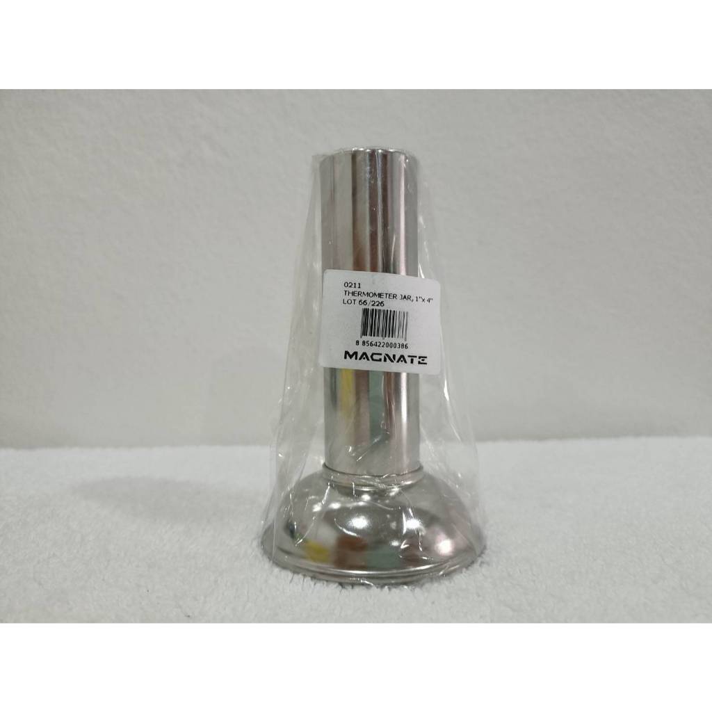 Magnate เทอร์โมมิเตอร์จาร์ 1×4 นิ้ว thermometer 1/4 ที่เก็บปากคีบ ที่เก็บฟอร์เซฟ ปรอท