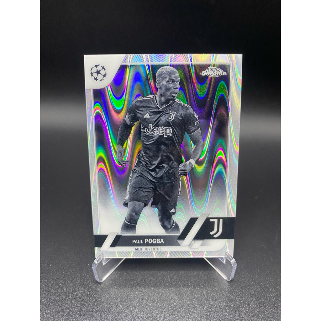 การ์ดฟุตบอล Paul Pogba 2022-23 Topps Chrome UEFA Club Competitions -