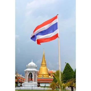 ธงชาติ ผ้าเนื้อดี มีหลายขนาด (ผ้าร่ม) No. 4 6 8 10 12 15 (มีสินค้าให้เลือก)