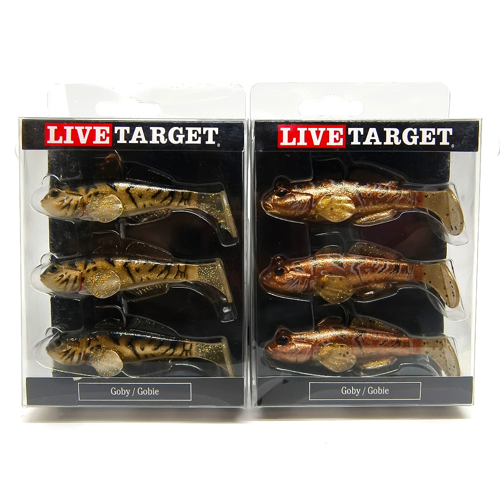 เหยื่อปลอม ปลายาง LIVETARGET GOBY Weighted Jig Swim Bait Live Target 82mm 92mm และ ของแท้ 100%