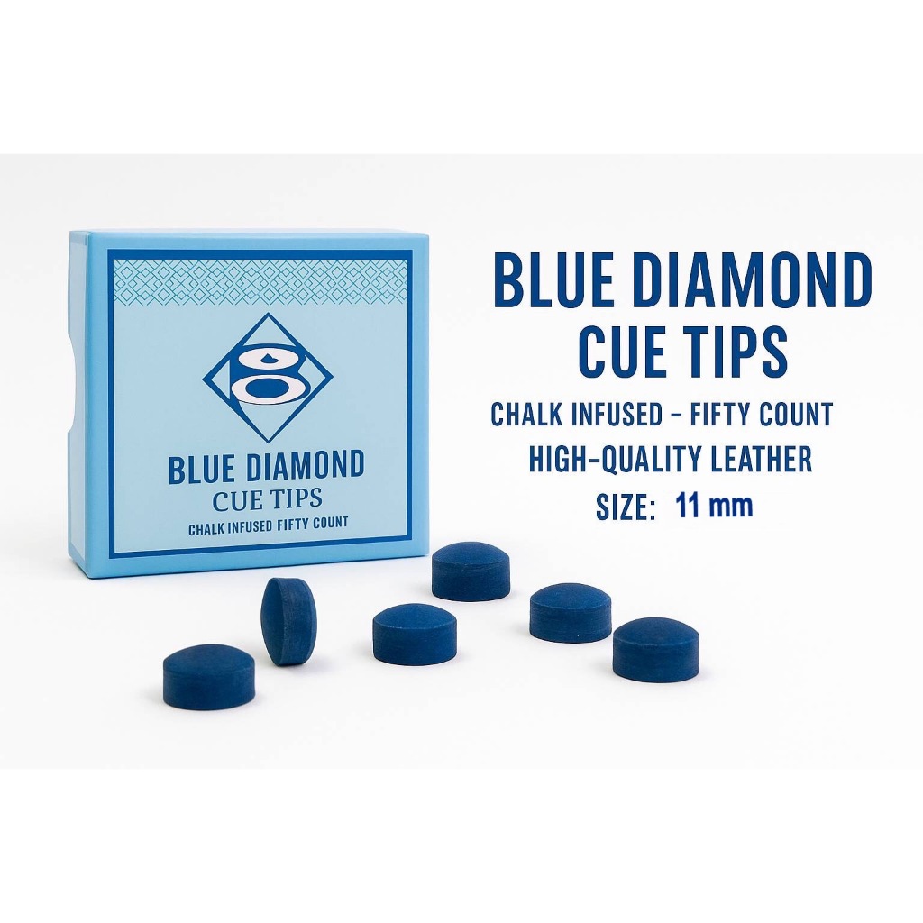 หัวคิว Brunswick Blue Diamond ขนาด 11 มม. ของแท้ USA | เกาะดี ตีคม