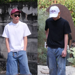 KEBE เสื้อยืด ผ้าคอตตอน no.20 ทรง Boxy Tee คอฟิต สไตล์วัยรุ่นอเมริกา ใส่ได้ทั้งชายและหญิง