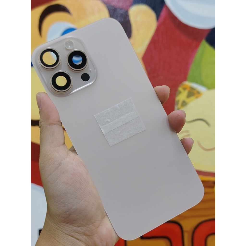 ฝาหลัง​ใช้สำหรับ​ iPhone​ 16​ ​Promax​ สีไทเทเนียมทะเลทราย ฝาหลังแท้ถอด​ for​ I​PHONE​ 16​PM