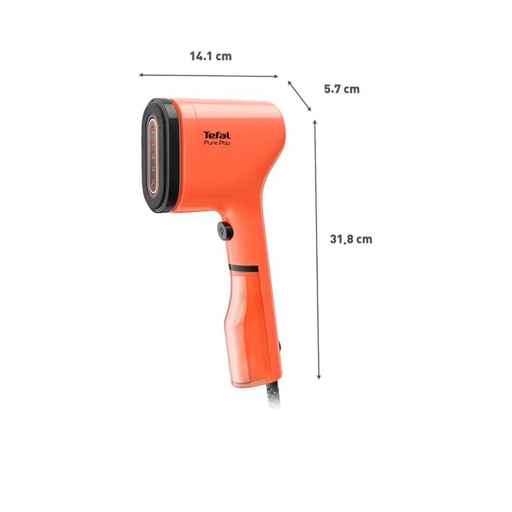 Tefal - เครื่องรีดถนอมผ้าแบบพกพา Pure Pop สีแดง รุ่น DT2022E1
