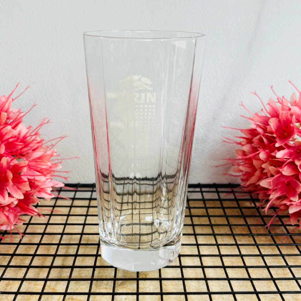 แก้วเบียร์ทรงสูง คิริน KIRIN BEER GLASS มือสอง จากญี่ปุ่น
