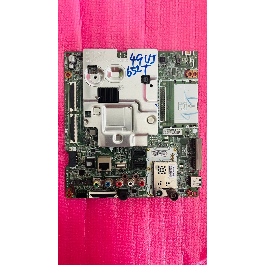 เมนบอร์ดทีวี แอลจี Mainboard TV LG อะไหล่แท้ ใช้กับรุ่น 49UJ652T-TB.ATMYLJD 49uj652t แกะจากเครื่องจอ