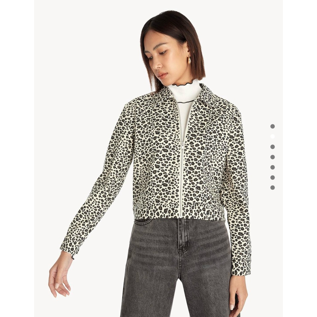 ส่งต่อ Pomelo เสื้อ Jacket ลาย Leopard