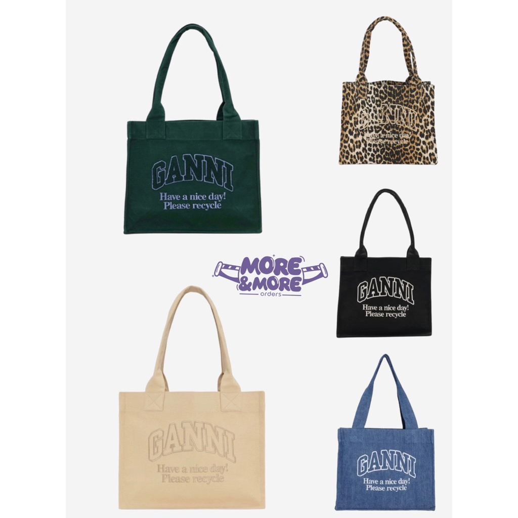 [ pre-more&more🇰🇷] - Ganni Large easy shopper bag