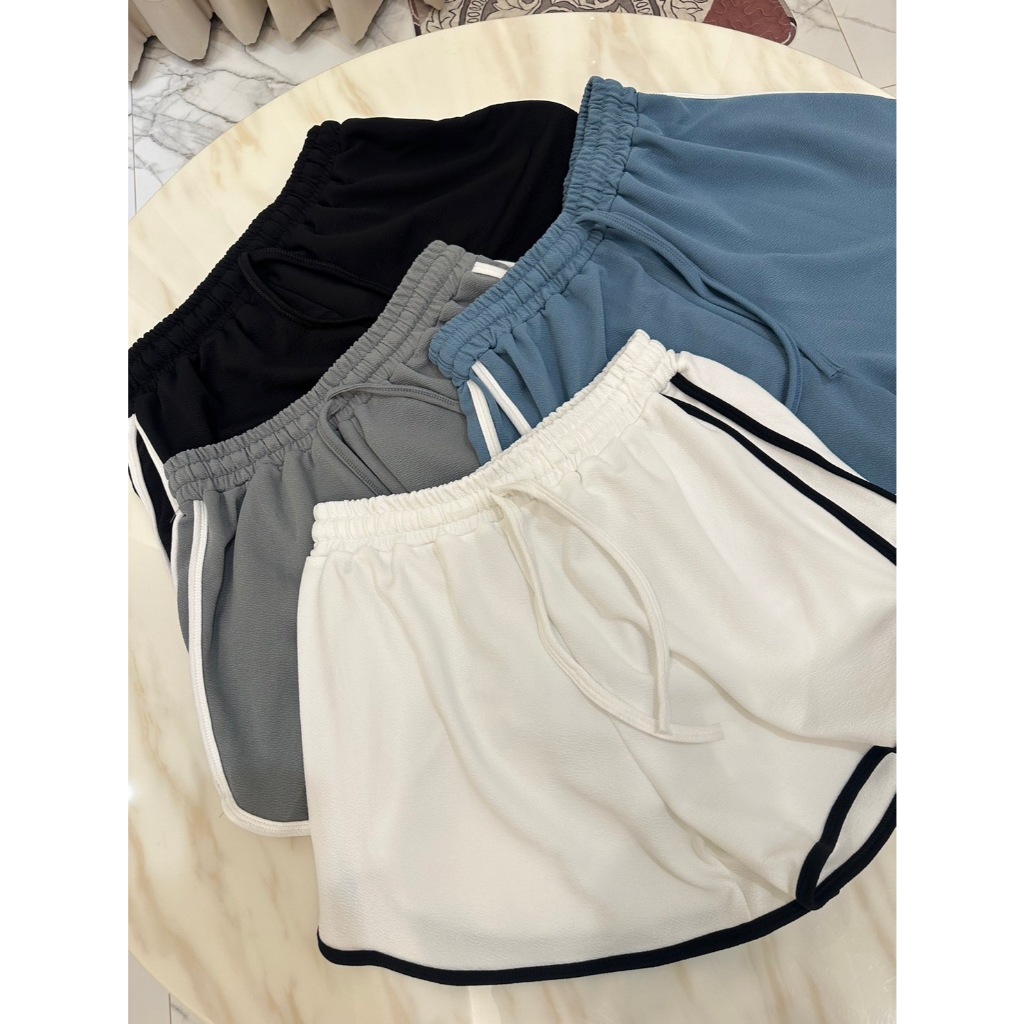 กางเกงขาสั้นสาวอวบ ผ้าวูลเวฟ |  Plussizeby.yuti