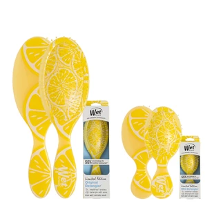 WET BRUSH แปรงหวีผมทรงรี รุ่น ORIGINAL DETANGLER TUTTI FRUITTI CHERRY, LEMON,PEACH