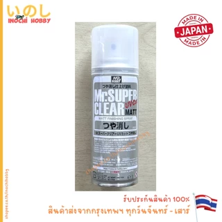 MR HOBBY SOLVENT BASED SUPER CLEAR B513 B522 (เงา), B514 B523 (ด้าน), B516 (กึ่งเงากึ่งด้าน) 170 ml. 513 514 516 522 523