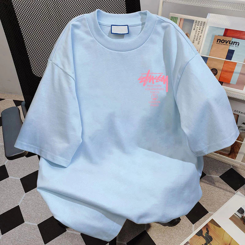 (จัดส่งตลอด 24 ชั่วโมง) FACAI เสื้อยืด แฟชั่น letter พิมพ์ลาย ใส่สบาย ทรงหลวม oversize คอกลม สไตล์เกาหลี ราคา ถูกที่สุด ดีลบีเคเค แกลเลอรีภาพที่ 3
