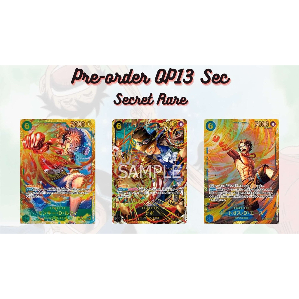Sec Op-13 One Piece Card Game