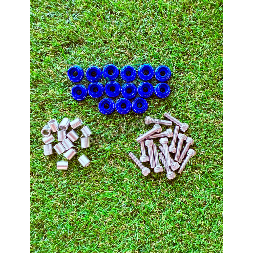 🔩⚙️ชุดน็อตฝาวาล์ว น็อตแต่งห้องเครื่อง 15ตัว/ชุด มีให้เลือก 4สี - รูปที่ 2