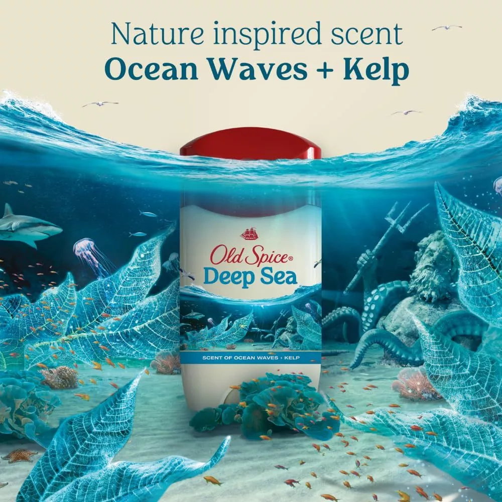 [แท้นำเข้าจากUSA] Old Spice Deep Sea 🌊 กลิ่นหอมสะอาด คลีน สดชื่นเหมือนลมทะเล