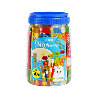 [ส่งด่วน] ขนมแมวเลีย CIAO Churu รวมรส 50 ซอง