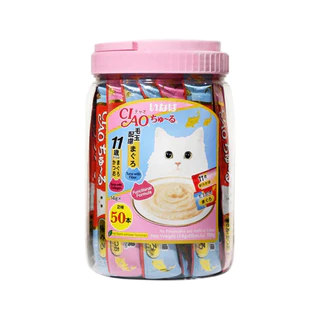 [ส่งด่วน] ขนมแมวเลีย CIAO Churu รวมรส 50 ซอง