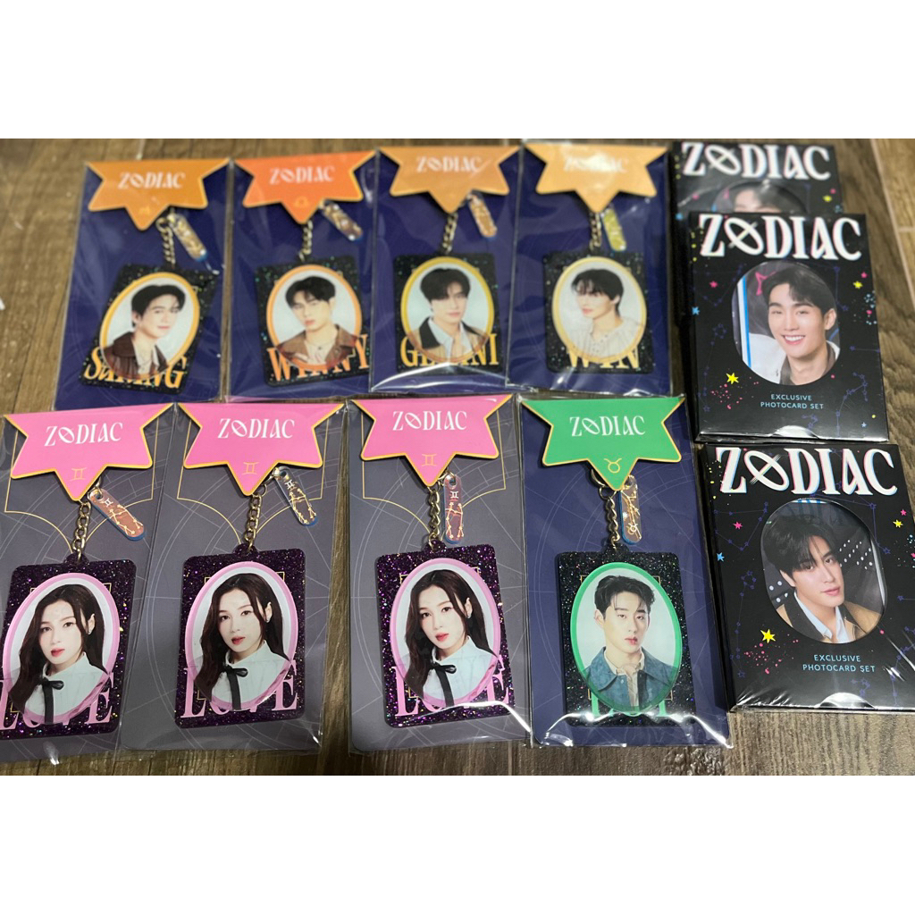 พร้อมส่ง พวงกุญแจ เซตรูป GMMTV ZODIAC SET ของใหม่ ยังไม่แกะ