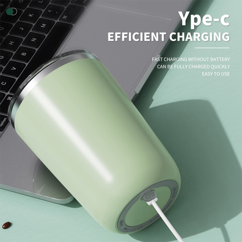 400ML แก้วชงอัตโนมัติ USB Charging ปั่นผงโปรตีนและกาแฟ แบบพกพา ใช้งานง่าย - รูปที่ 4