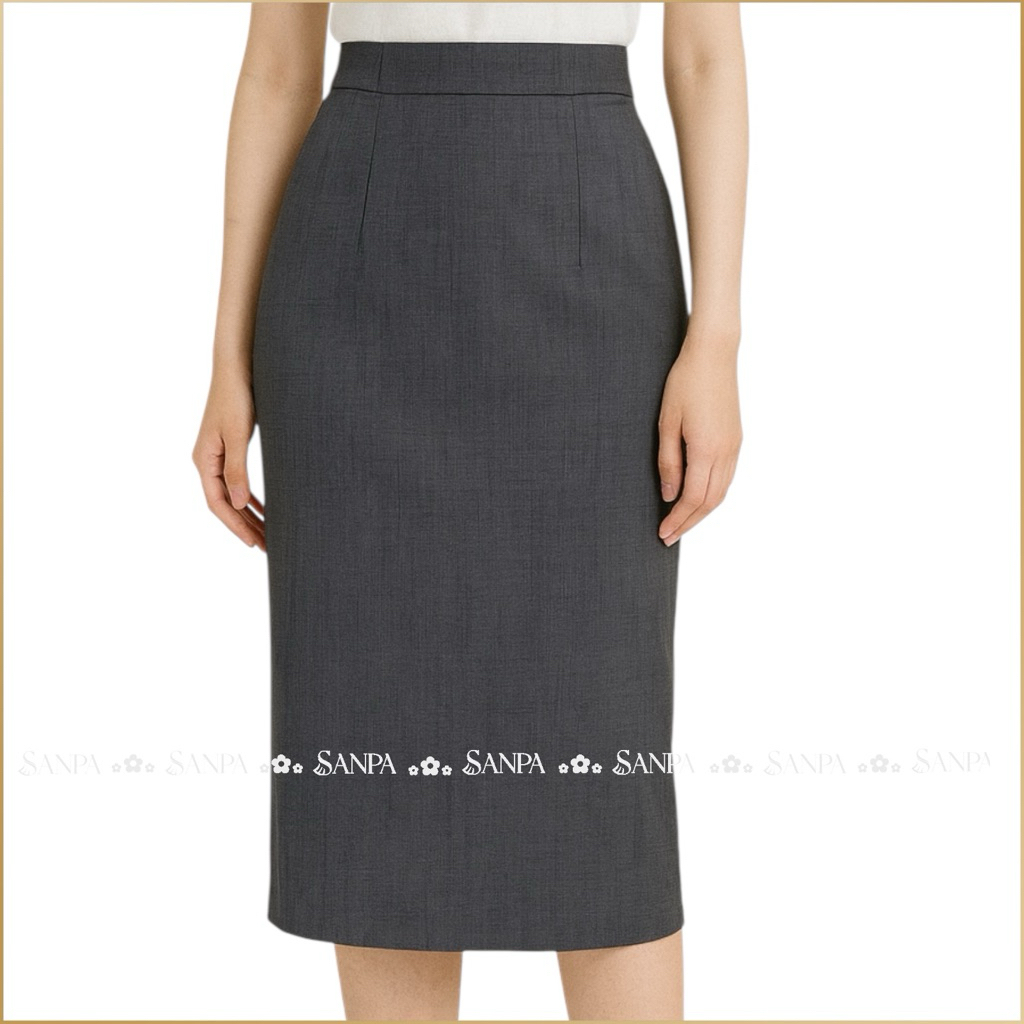 กระโปรงทำงานทรงสอบยาว  27 นิ้ว