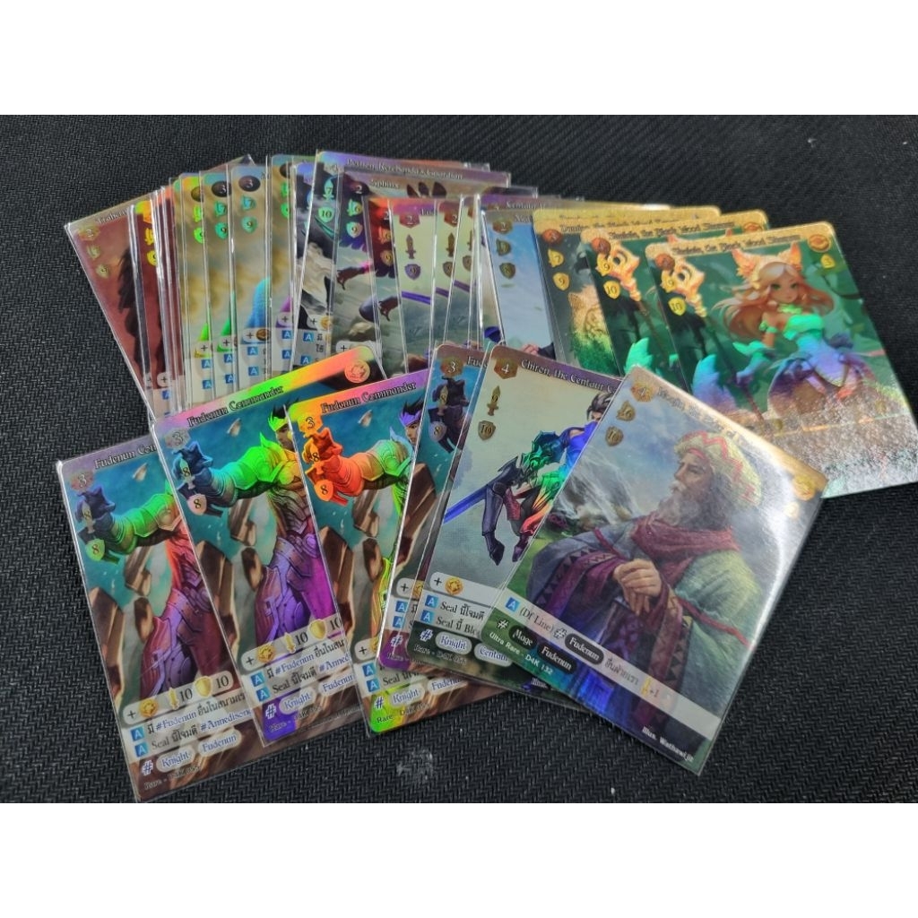 Summoner Master New Era การ์ดธาตุดินระดับตั้งแต่ Rare ขึ้นไป แบบฟอย