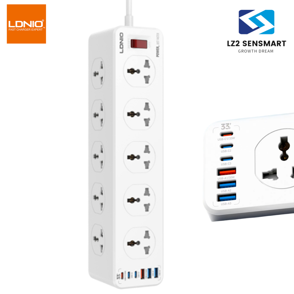 ของแท้100% LDNIO SC10610 มีสินค้าลอกเลียนแบบจำนวนมาก โปรดเปรียบเทียบก่อนซื้อLDNIO