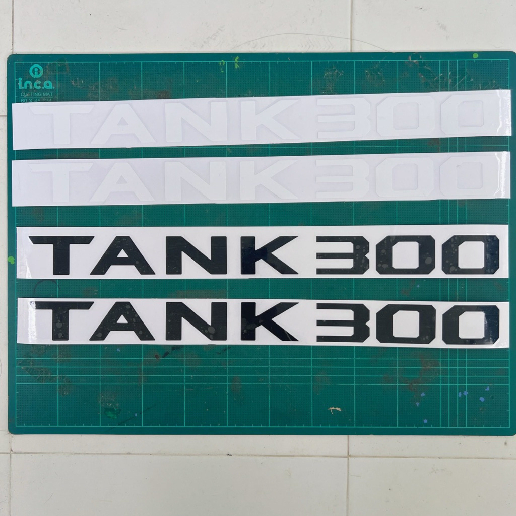 32.สติ๊กเกอร์ตกแต่งรถ TANK 300 2 ชิ้น คละไซส์ สินค้าพร้อมส่ง ที่ไทย ราคา ถูกที่สุด ดีลบีเคเค แกลเลอรีภาพที่ 4