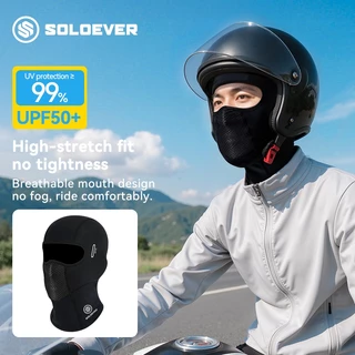 【TH การส่งสินค้า】SOLOEVER มาส์กป้องกันแสงแดด Face Mask ป้องกัรังสี UVไว BALACLAVA MASK ขี่มืออาชีพ