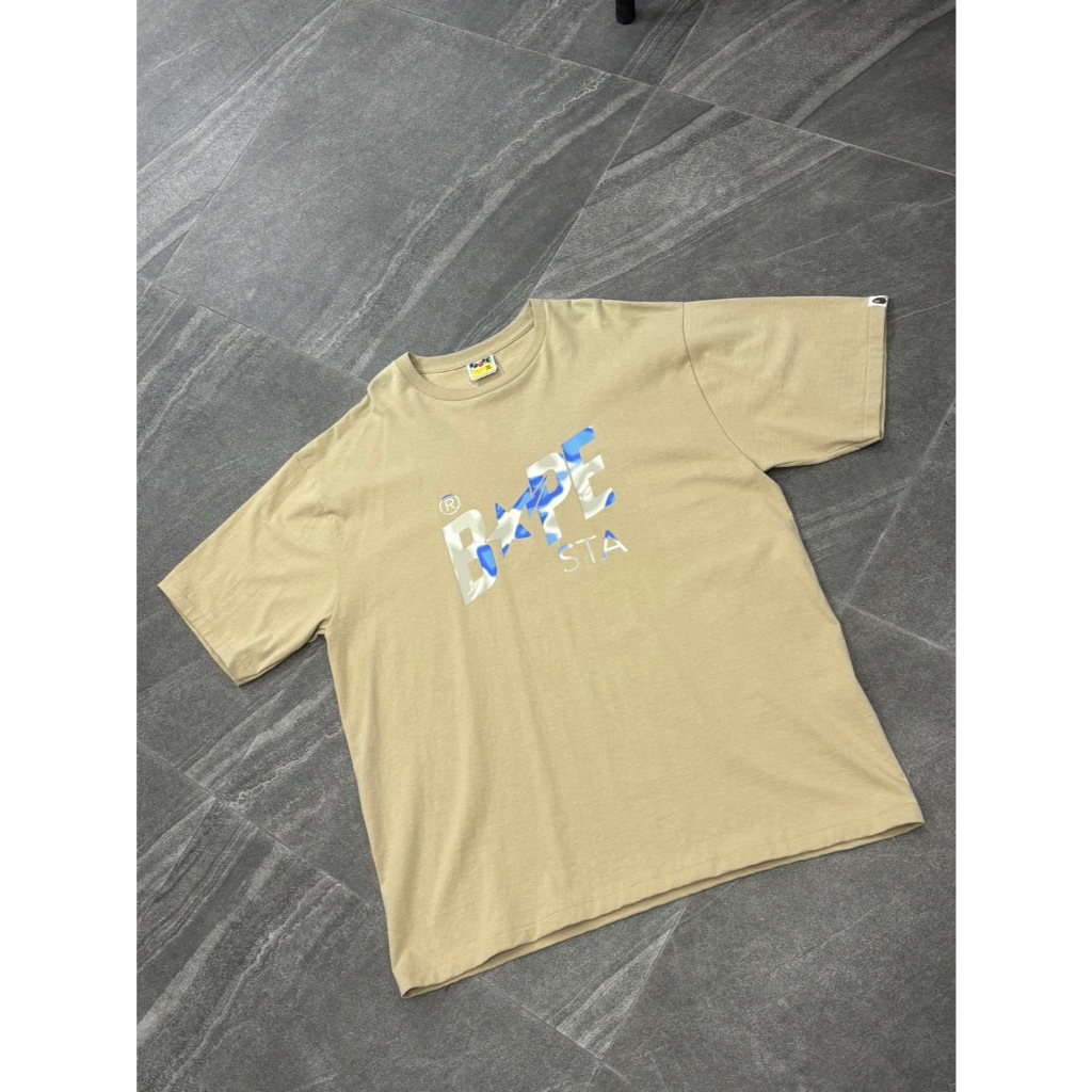 BAPE - Liquid Camo BAPE STA Logo Tee