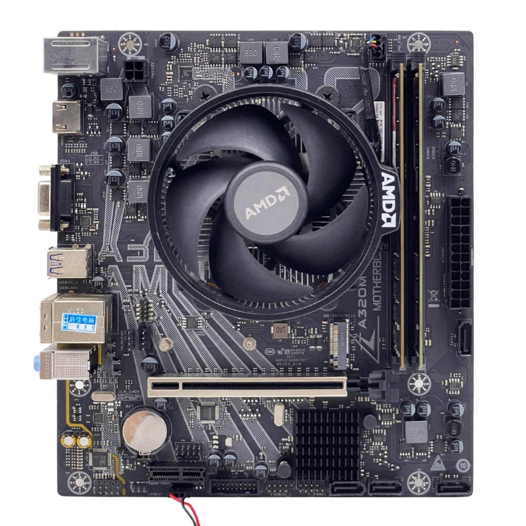 มือสอง ชุด AMD R5 2600 6 Core 12 Threads พร้อมบอร์ด A320M และ RAM 16GB DDR4 ประกัน 90 วัน