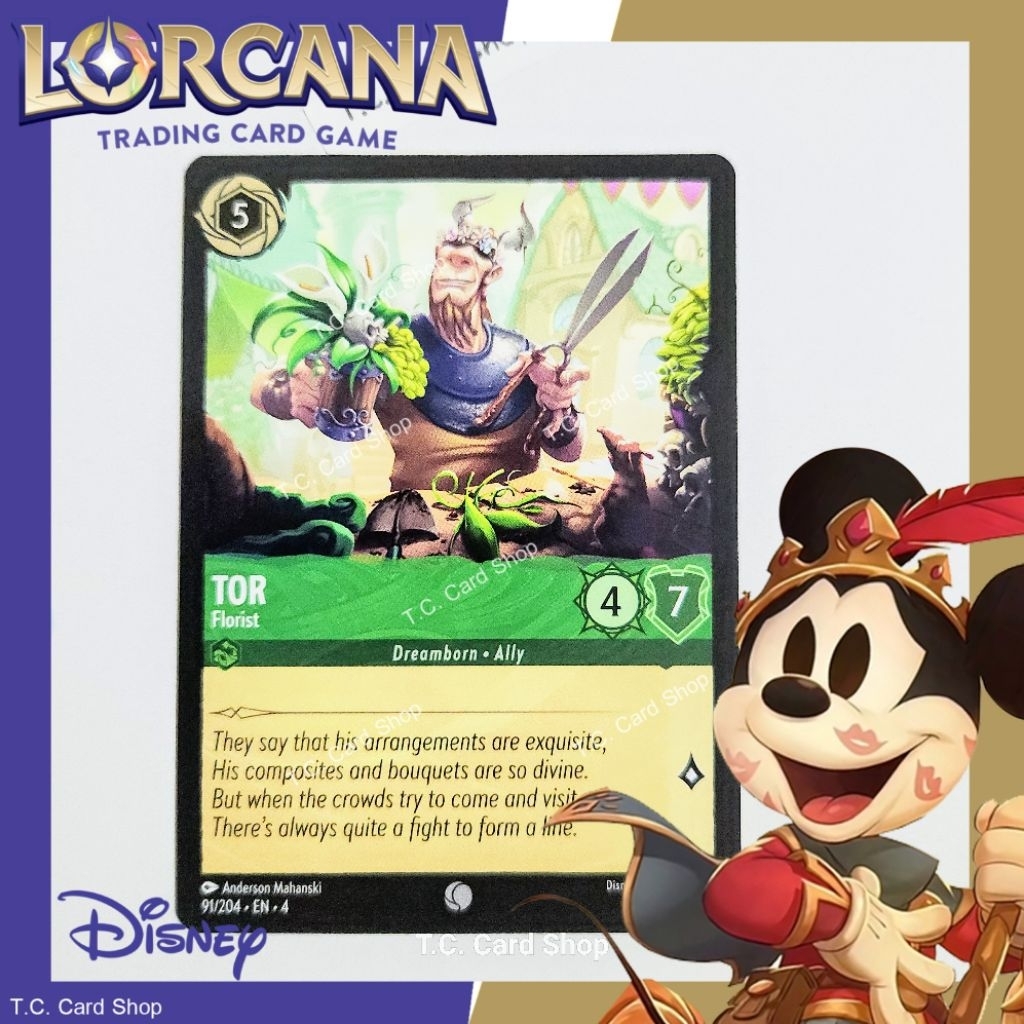 Tor - Florist - C91/204 - Disney Lorcana (Ursula's Return)