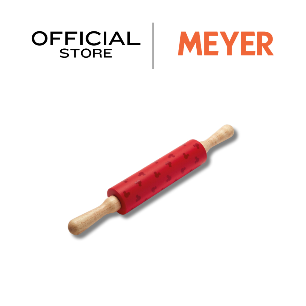 MEYER BAKE WITH MICKEY SILICONE ROLLING PIN ไม้นวดแป้งแบบซิลิโคน ด้ามไม้ (48924-C) – โปรปัง