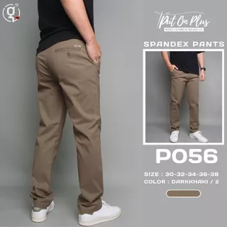 GOODWIN - P056 SPANDEX PANTS กางเกงขายาวผู้ชาย ผ้ายืด สีพื้น