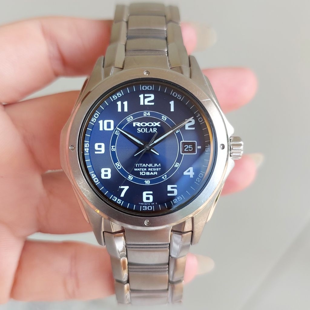 นาฬิกา ALBA ROOK Solar Titanium🇯🇵 มือสองของแท้ 100%