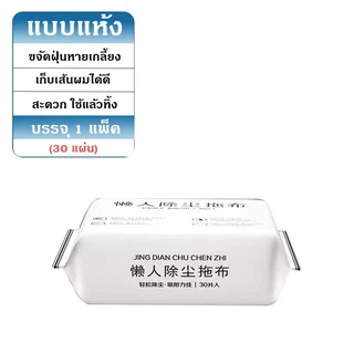 🧹ไม้ถูพื้น ใช้แล้วทิ้ง ไม้ม๊อบ กระดาษเปียก กระดาษแห้ง lazy mop ไม้ม็อบดันฝุ่น ผ้าถูพื้นแบบเปียก แห้ง