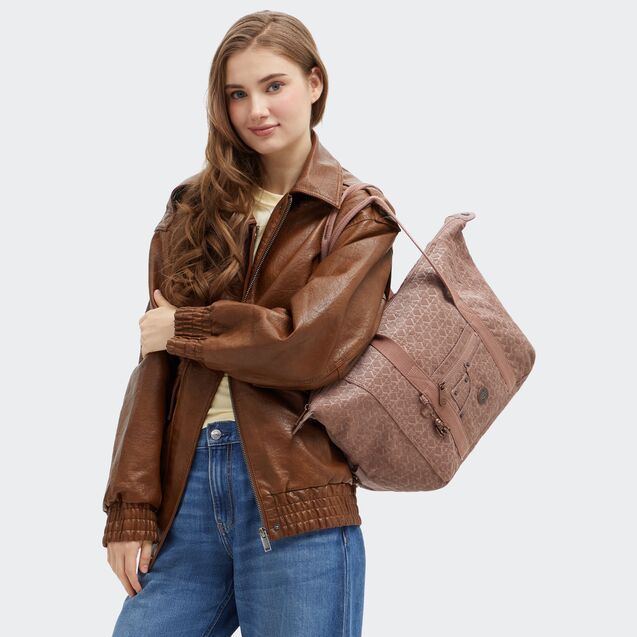 กระเป๋า KIPLING รุ่น CASUAL ART Sign Brown Cord