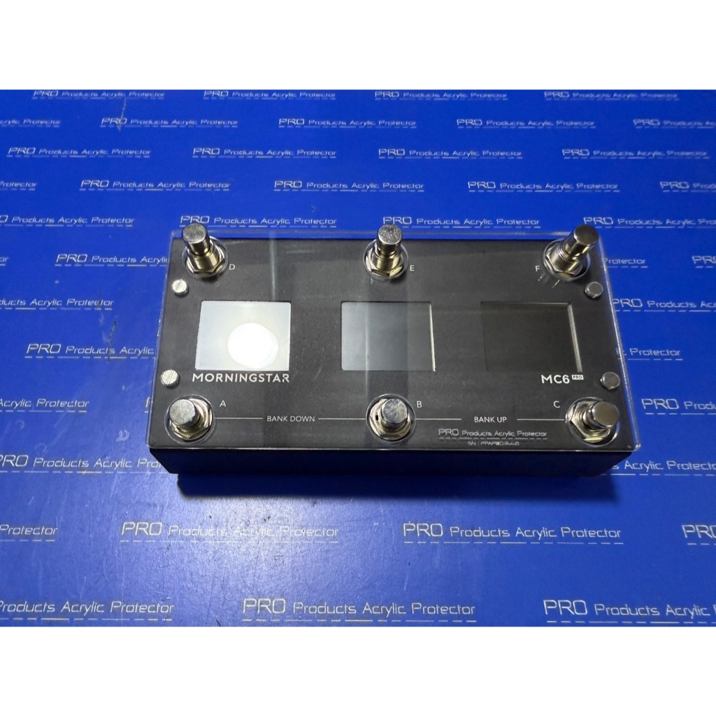 แผ่นอะคริลิค MORNINGSTAR ENGINEERING MC6 Pro Midi Controller
