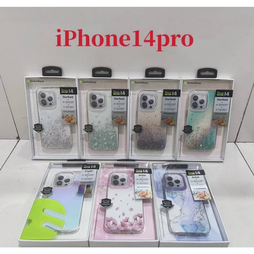 แท้💯% Switcheasy สำหรับ ไอโฟน iphone14 pro เคสกากเพชร Starfield 3D Glitter Resin Artist เคสกันกระแทก